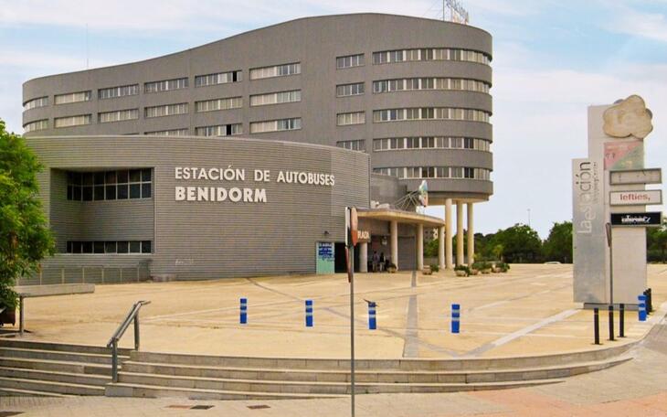 Estación de autobuses de Benidorm.